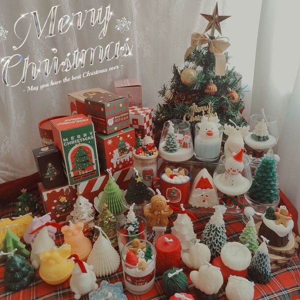  Cốc Nến Thơm Giáng Sinh 