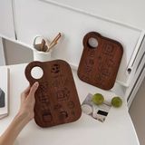  Thớt Gỗ Khắc Hoạt Hình 