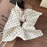  Dây Buộc Tóc Girly Chấm Bi 