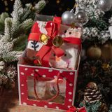  Set Tất 4 Đôi Nhung San Hô Đỏ 