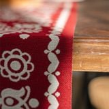  Khăn Trải Bàn Dải Thêu Hoa 