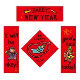  Set Giấy Dán Trang Trí Tết 