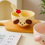  Bát Ăn Kèm Thìa Dễ Thương 