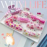  Kẹp Tóc Hello Kitty Hồng 