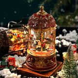  Hộp Nhạc Giáng Sinh Đèn Vòng Quay 
