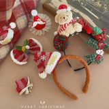  Kẹp Tóc Xmas Đỏ Tuyết 