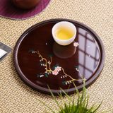  Khay Trà Hoa Vẽ Tay 