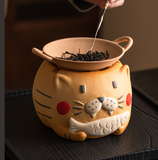  Bếp Gốm Mèo Hong Trà 