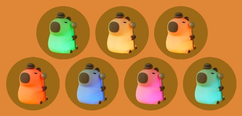  Đèn Ngủ Capybara 