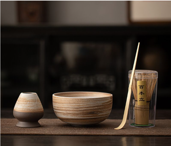  Set Pha Matcha Vầng Trăng 