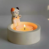  Đế Nến Mèo Sưởi Ấm 