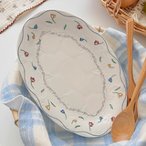  Đĩa Vòng Hoa Tulip Oval 