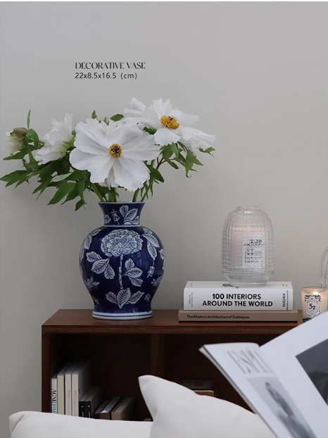  Bình Hoa Mẫu Đơn Truyền Thống Vẽ Tay 