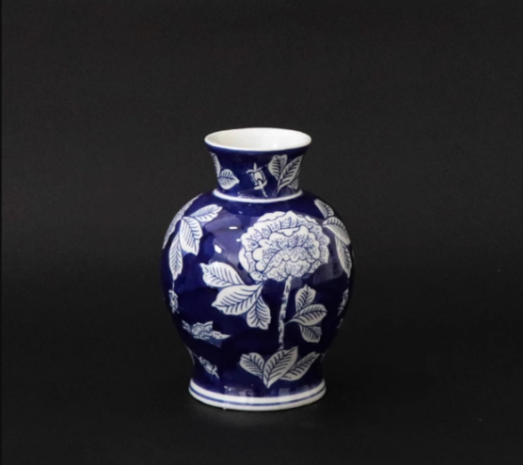  Bình Hoa Mẫu Đơn Truyền Thống Vẽ Tay 