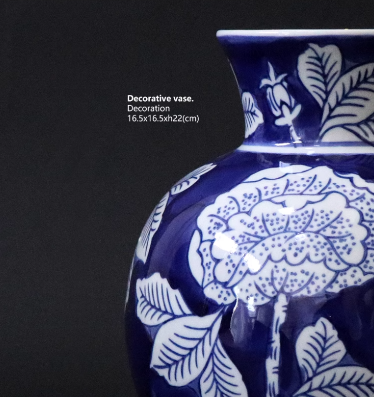  Bình Hoa Mẫu Đơn Truyền Thống Vẽ Tay 