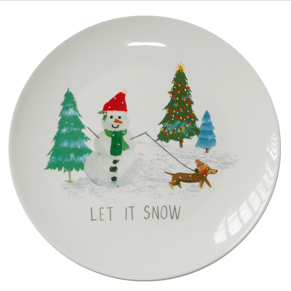  Đĩa Giáng Sinh Tráng Men 