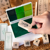  Set Con Dấu Gỗ Leafy 