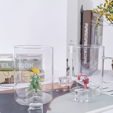  Cốc Thủy Tinh Giáng Sinh Quai Trong Suốt 