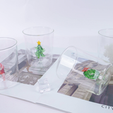  Cốc Thủy Tinh Giáng Sinh Không Quai 