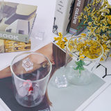  Cốc Thủy Tinh Giáng Sinh Không Quai 