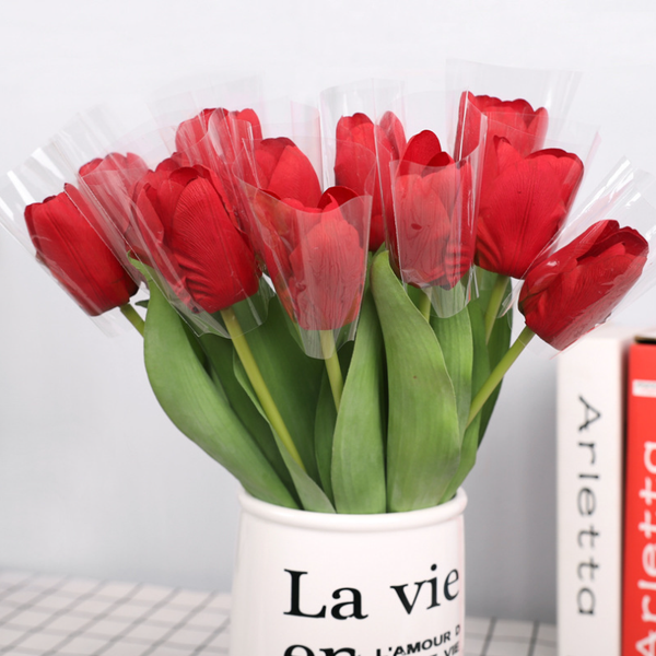  Cành Hoa Tulip Lụa 