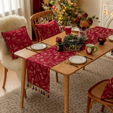  Khăn Trải Bàn Christmas Đỏ HoHoHo 