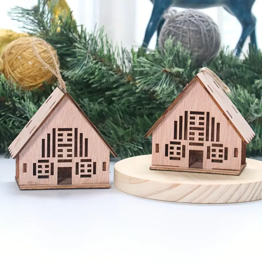  Cây Thông Noel Cabin Gỗ 