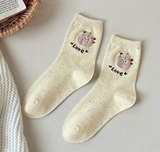  Tất Thêu Dễ Thương 