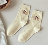  Tất Thêu Dễ Thương 