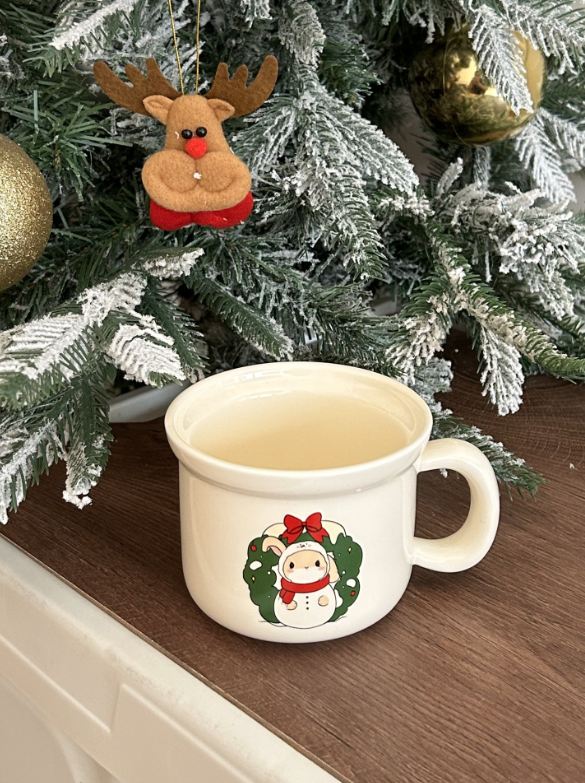  Cốc Lovely Bunny Giáng Sinh 