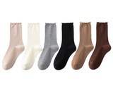  Tất Trơn Basic Viền Sóng 