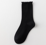  Tất Trơn Basic Viền Sóng 