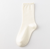  Tất Trơn Basic Viền Sóng 