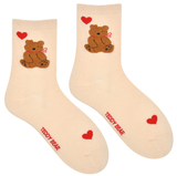  Tất Teddy Bear Trái Tim 45 