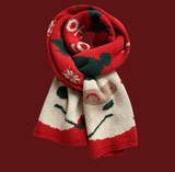  Khăn Quàng Cổ Họa Tiết Đỏ 