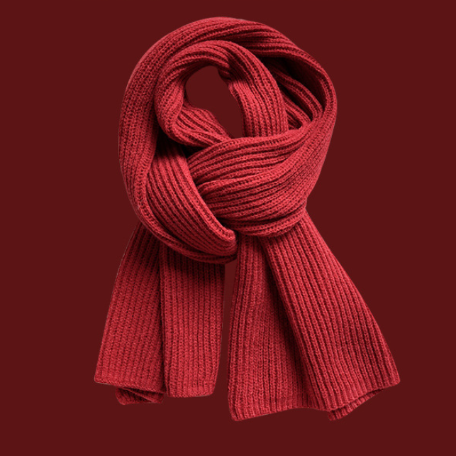  Khăn Quàng Cổ Họa Tiết Đỏ 