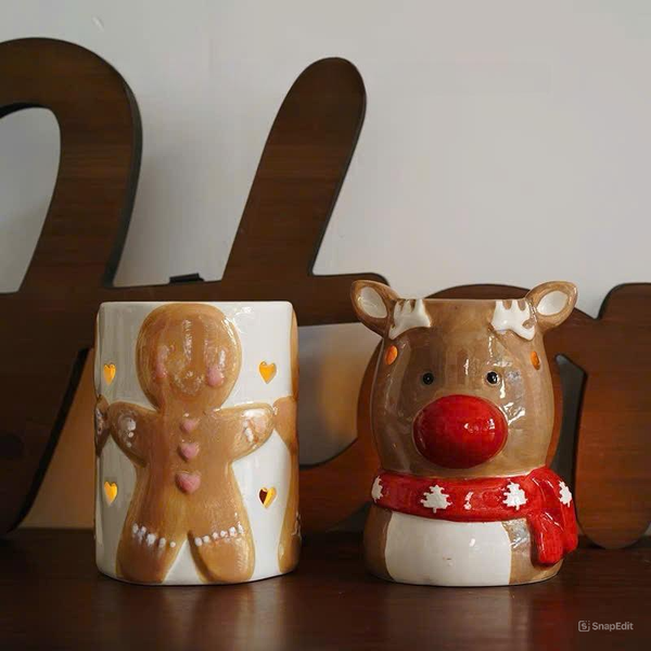  Đế Nến Merry Christmas 