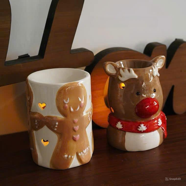  Đế Nến Merry Christmas 
