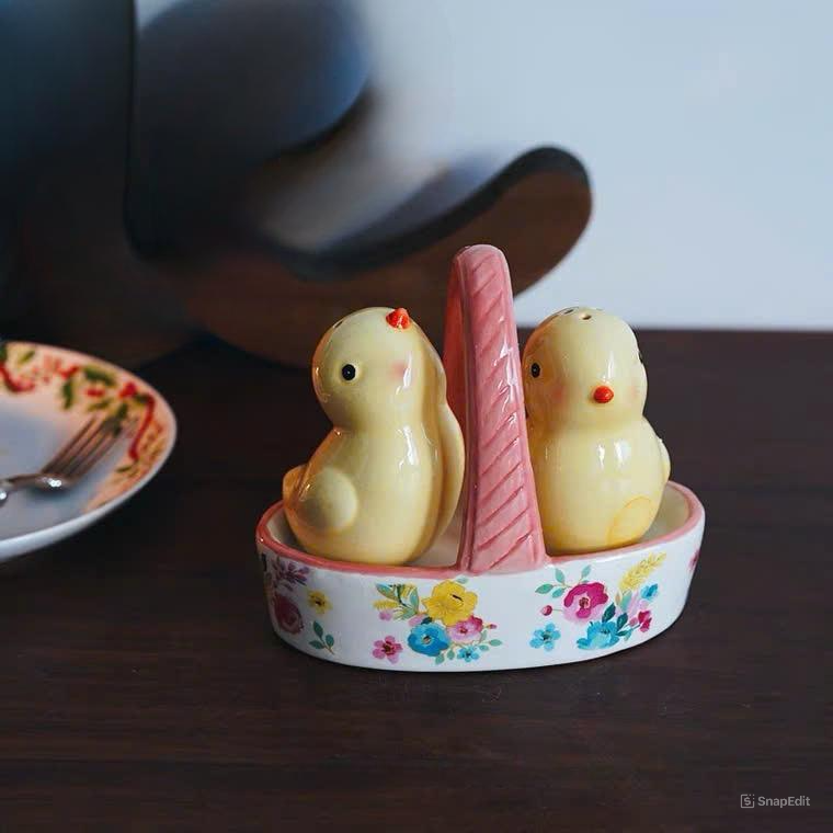  Set Lọ Gia Vị Vịt Vàng 