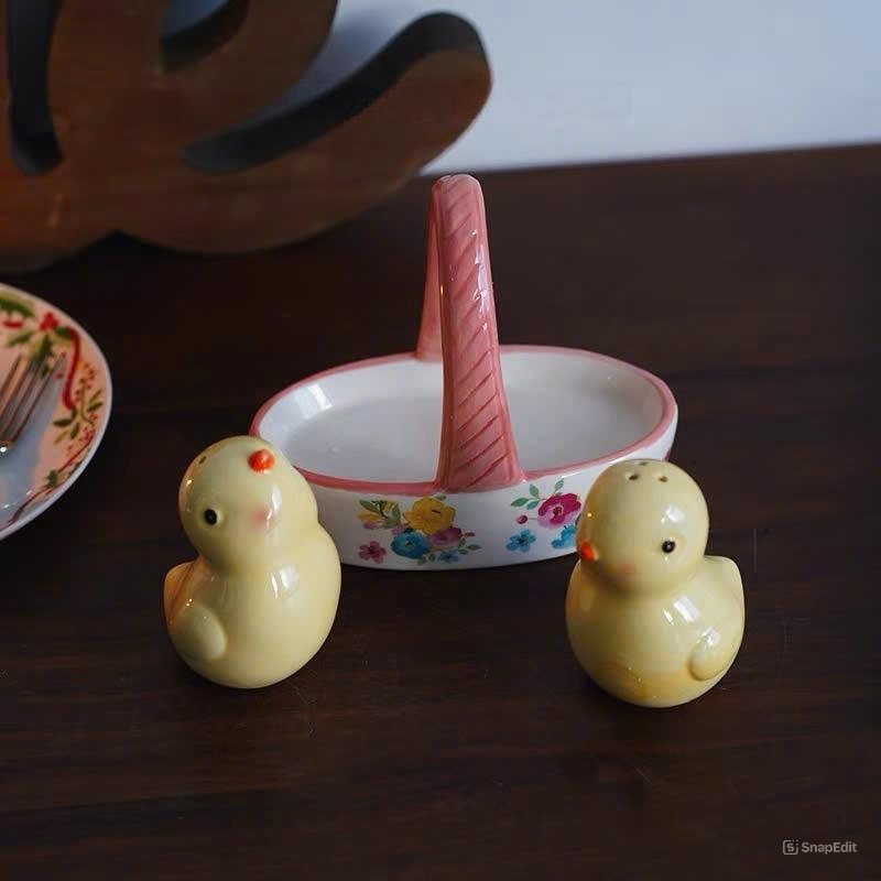  Set Lọ Gia Vị Vịt Vàng 