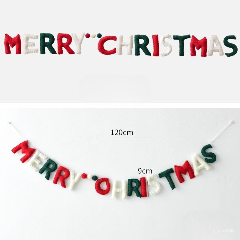  Dây Cờ Vải Handmade Xmas 