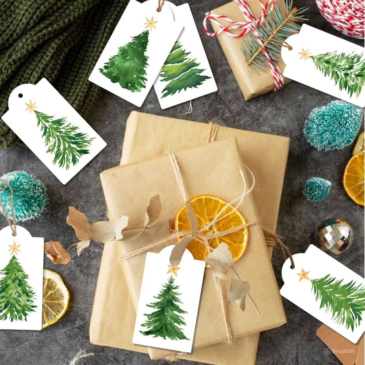  Tag Giấy Merry Christmas 
