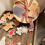  Set Kẹp Gỗ Gingerbread Man 