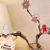  Set Kẹp Gỗ Gingerbread Man 
