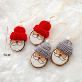  Santa Gỗ Treo Trang Trí 