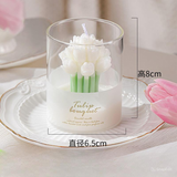  Cốc Nến Thủy Tinh Bó Tulip 