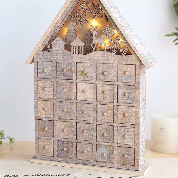  Ngôi Nhà Gỗ Đếm Ngược Giáng Sinh 