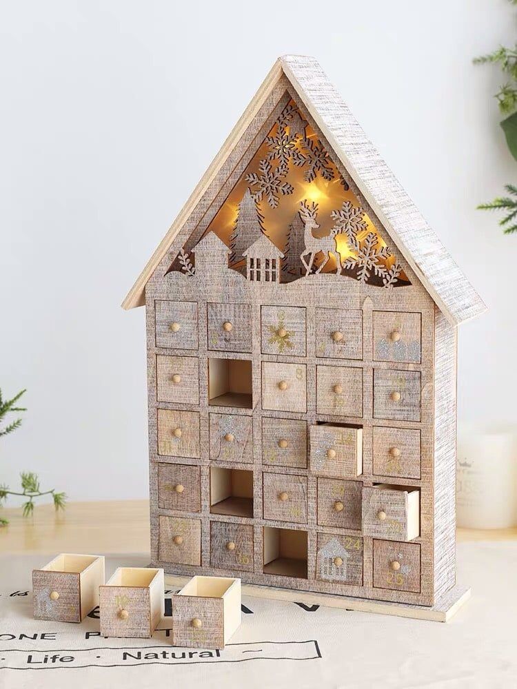  Ngôi Nhà Gỗ Đếm Ngược Giáng Sinh 