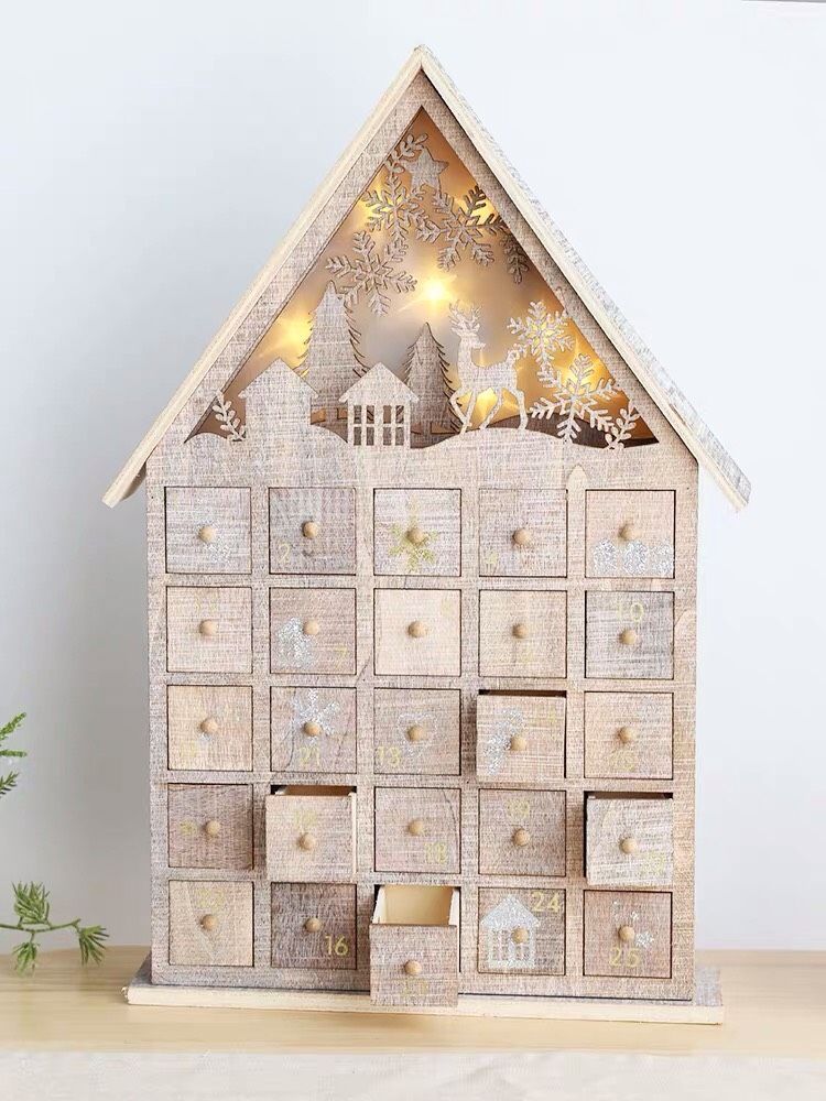  Ngôi Nhà Gỗ Đếm Ngược Giáng Sinh 