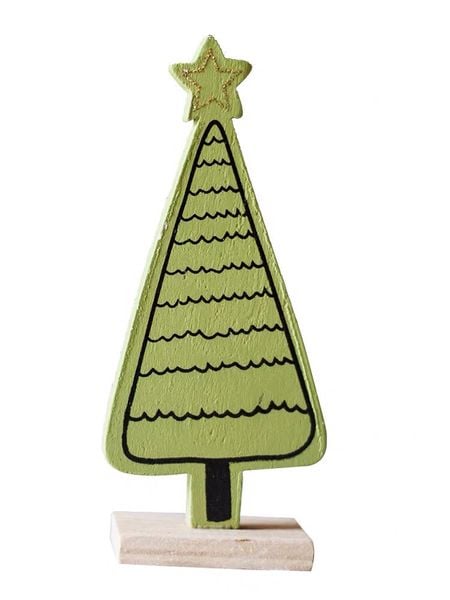  Cây Thông Gỗ Chân Vuông 